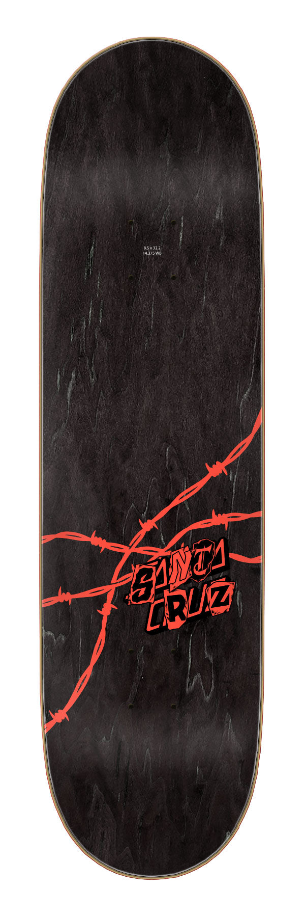 Santa Cruz Pay Off Strip 7 Ply Birch 8.5" Skateboard Deck