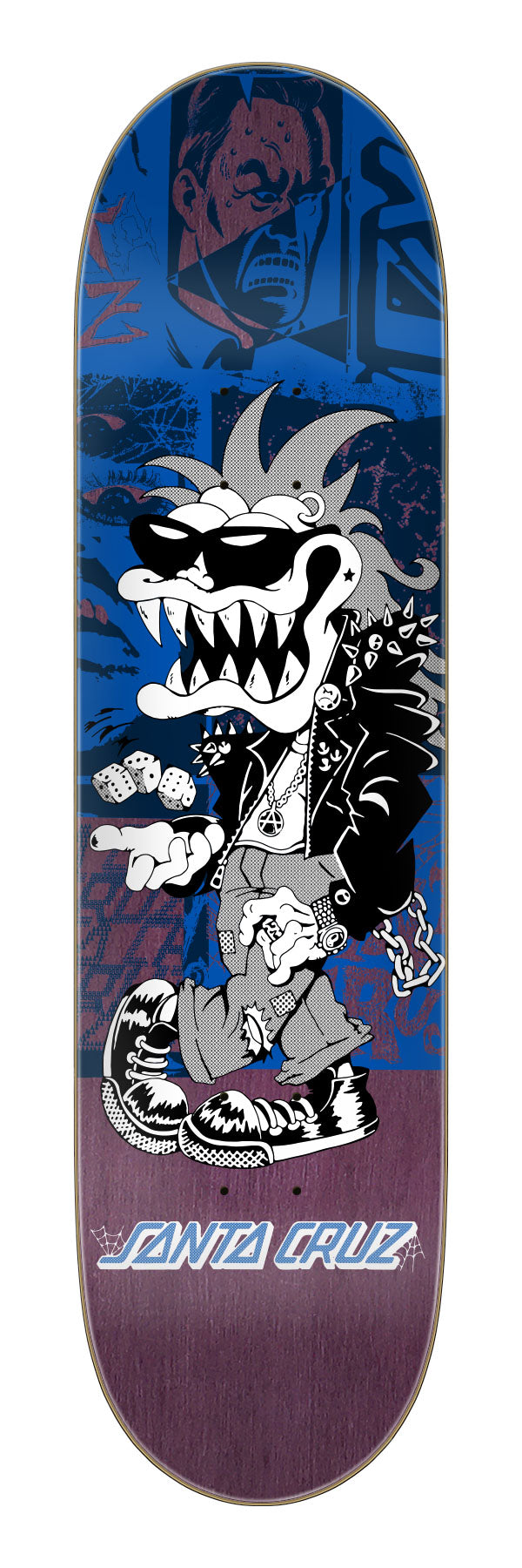 Santa Cruz Check Gremlim Feelbase 7.75" Skateboard Deck