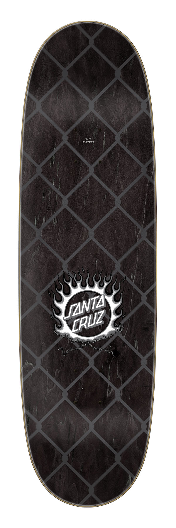 Santa Cruz Forging Dot 9" Skateboard Deck