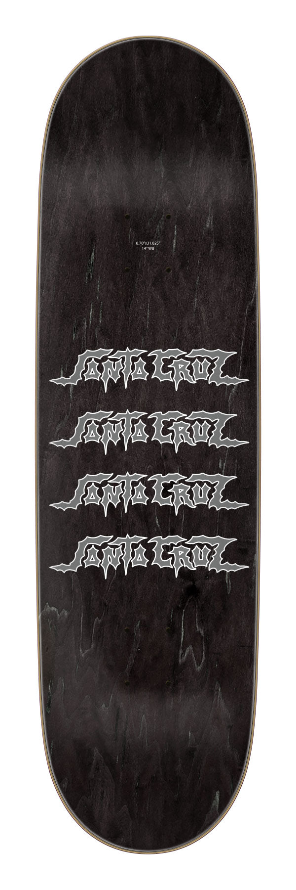 Santa Cruz Pace "Deathtrap Remix" Gold 8.7" Skateboard Deck