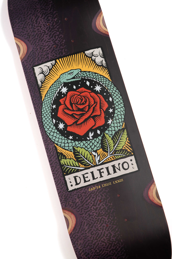 Santa Cruz Delfino Ouroboros 8.25" Skateboard Deck