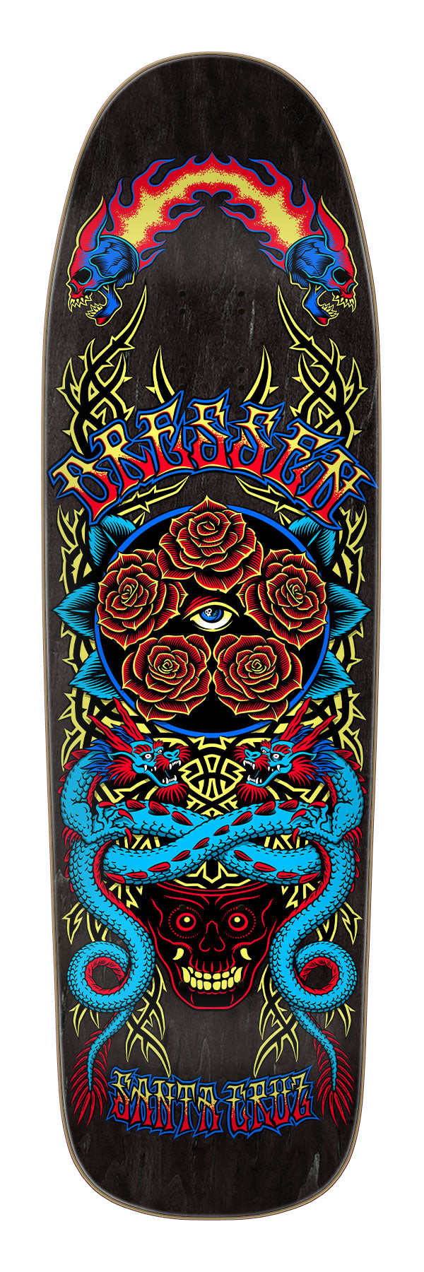 Santa Cruz Dressen Rose Crew Five 9.3" Skateboard Deck