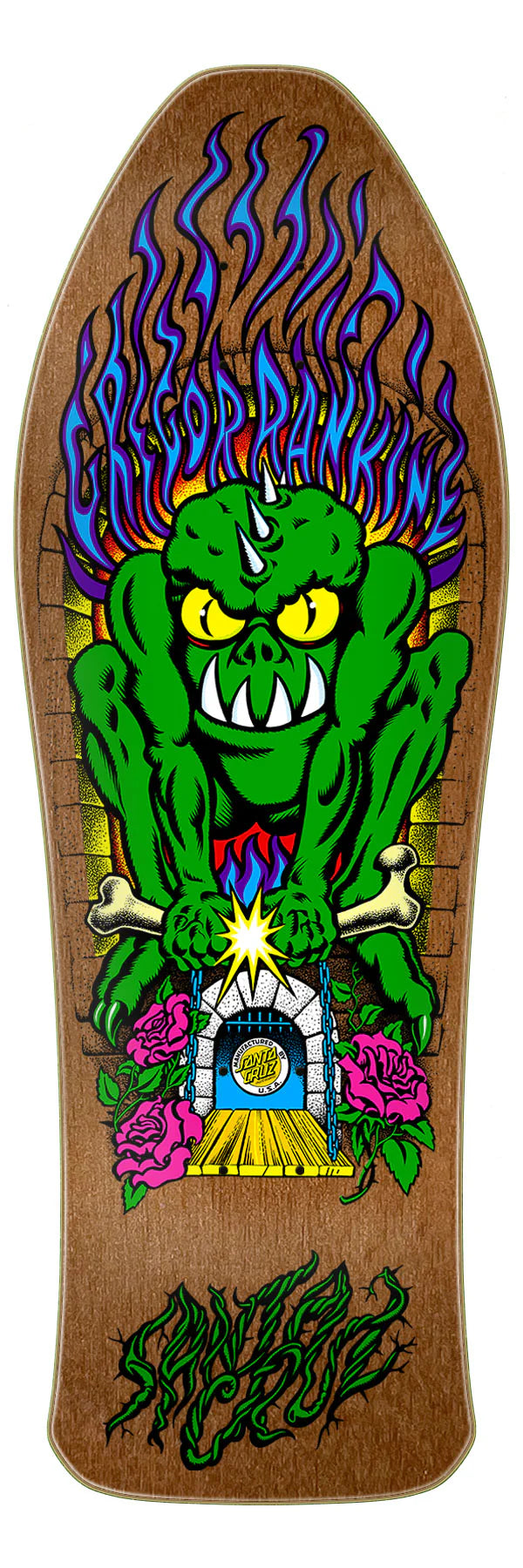 **Pre-Order** Santa Cruz Gregor Rankine Monster Reissue 10.39" Skateboard Deck