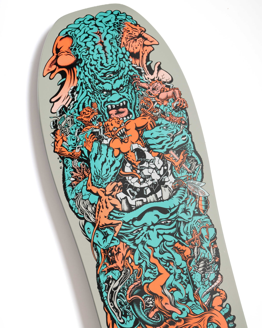 Santa Cruz Rob Roskopp 5 Cool Grey Reissue 10.22" Skateboard Deck