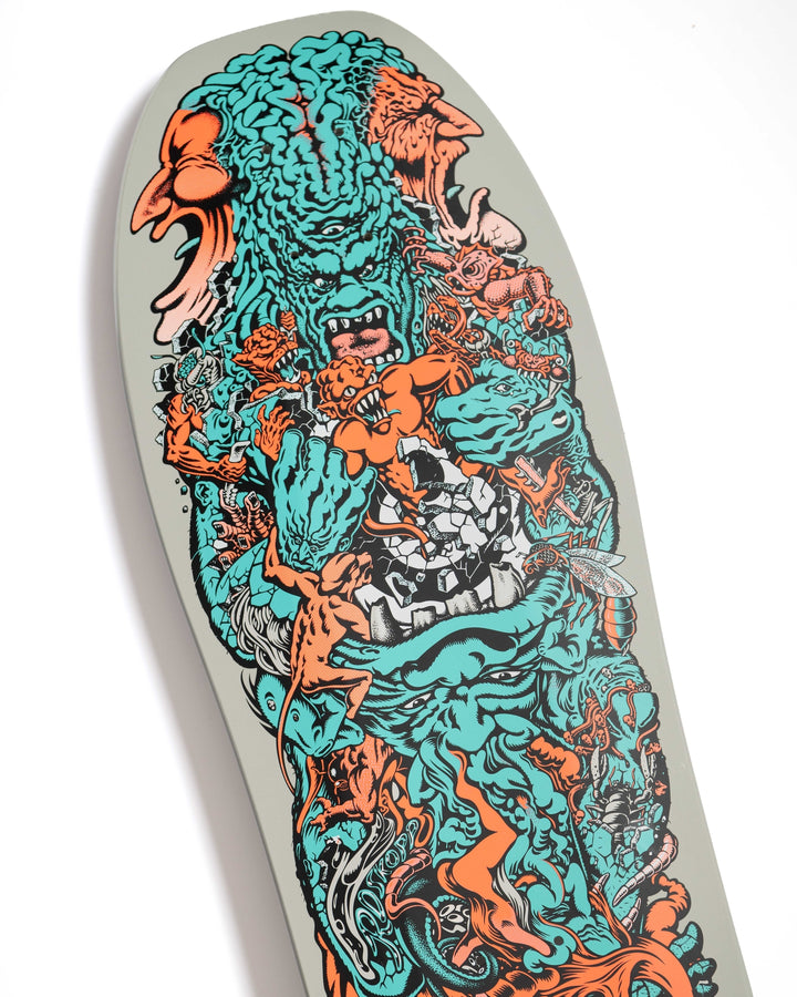 Santa Cruz Rob Roskopp 5 Cool Grey Reissue 10.22" Skateboard Deck