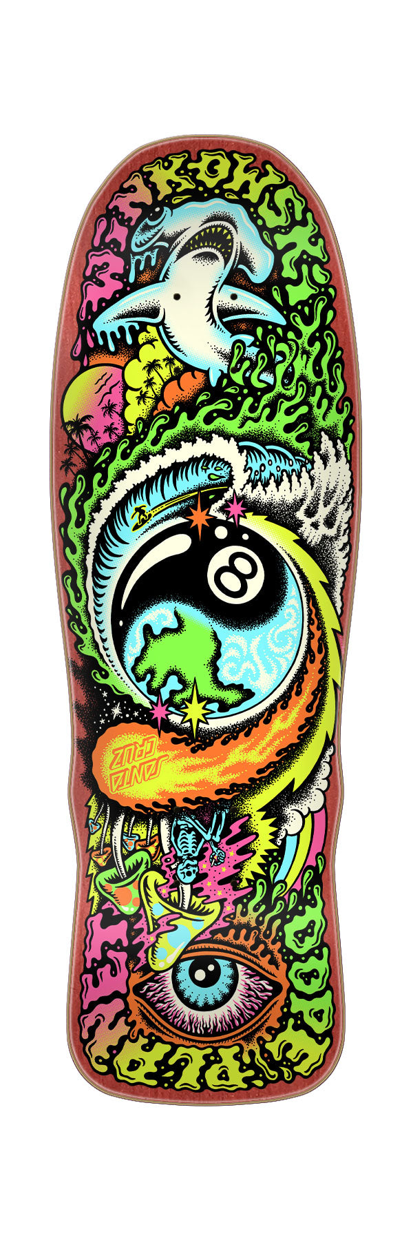 Santa Cruz Winkowski Dope Planet Micro Freaks 8.75" Skateboard Deck