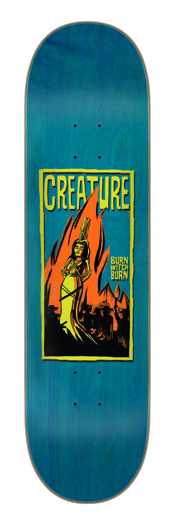 Creature Burn Witch Burn 7 Ply Birch 8.25" Skateboard Deck