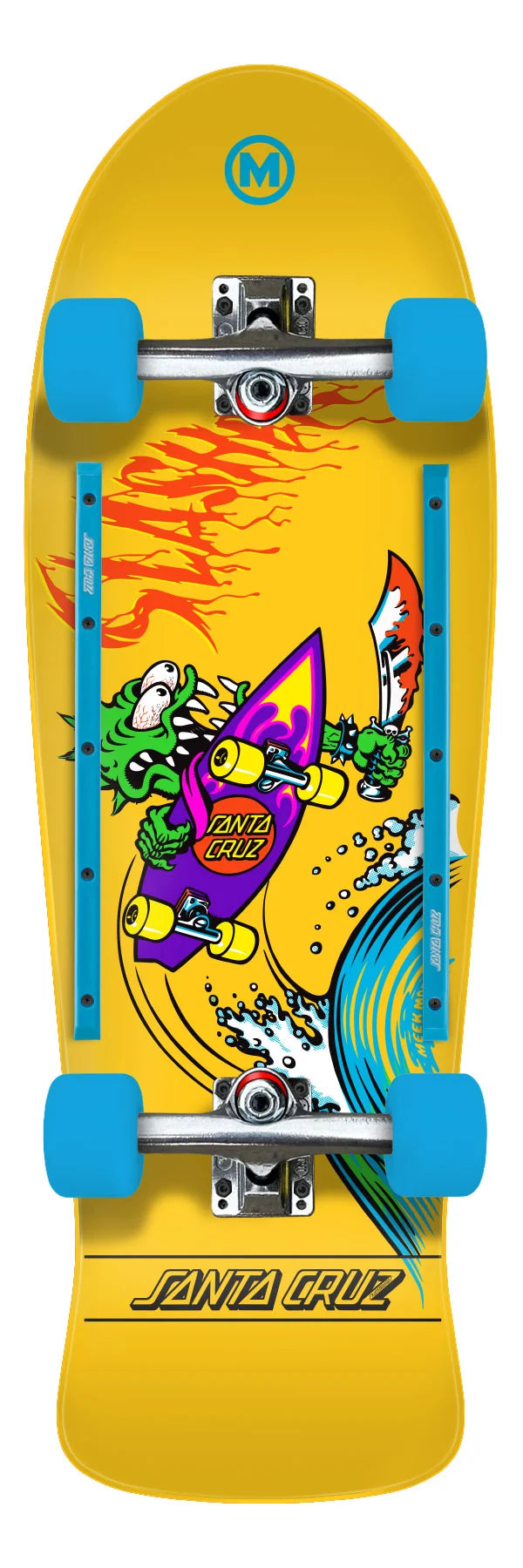 Santa Cruz Meek OG Slasher Reissue Cruzer 10.1" Complete Skateboard