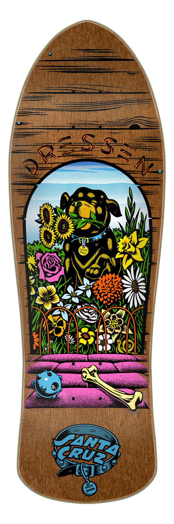 **Pre-Order** Santa Cruz Eric Dressen Pup Reissue 9.5" Skateboard Deck