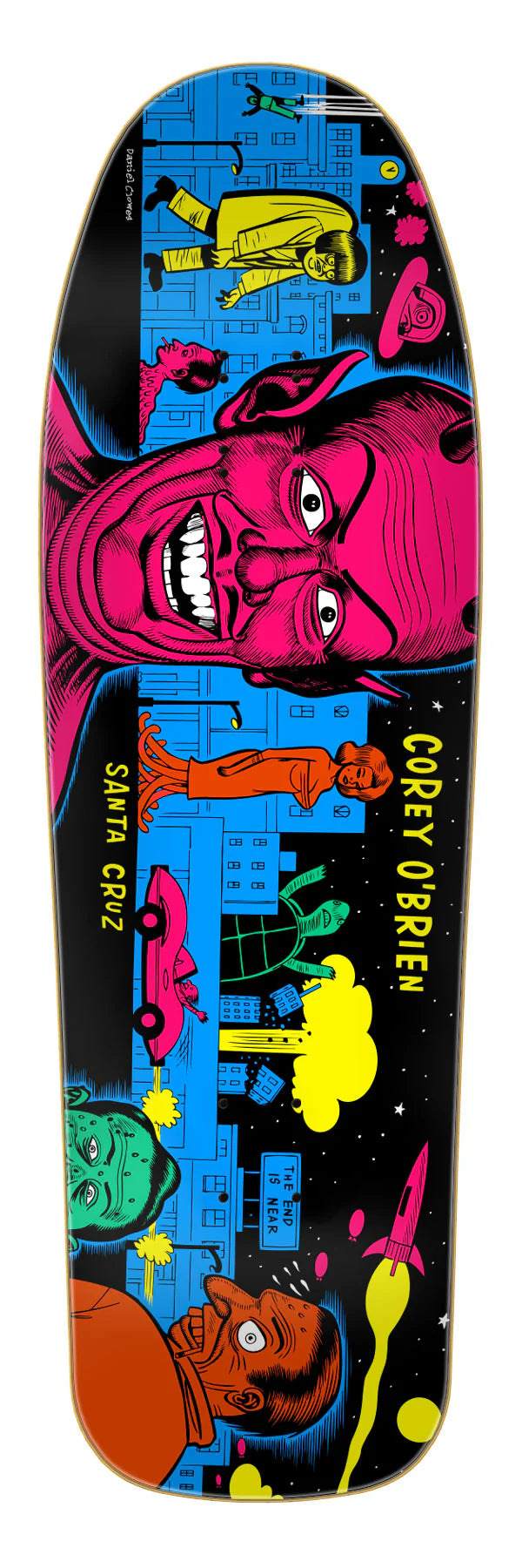 **Pre-Order** Santa Cruz Corey Obrien Mutant City Reissue 9.75" Skateboard Deck