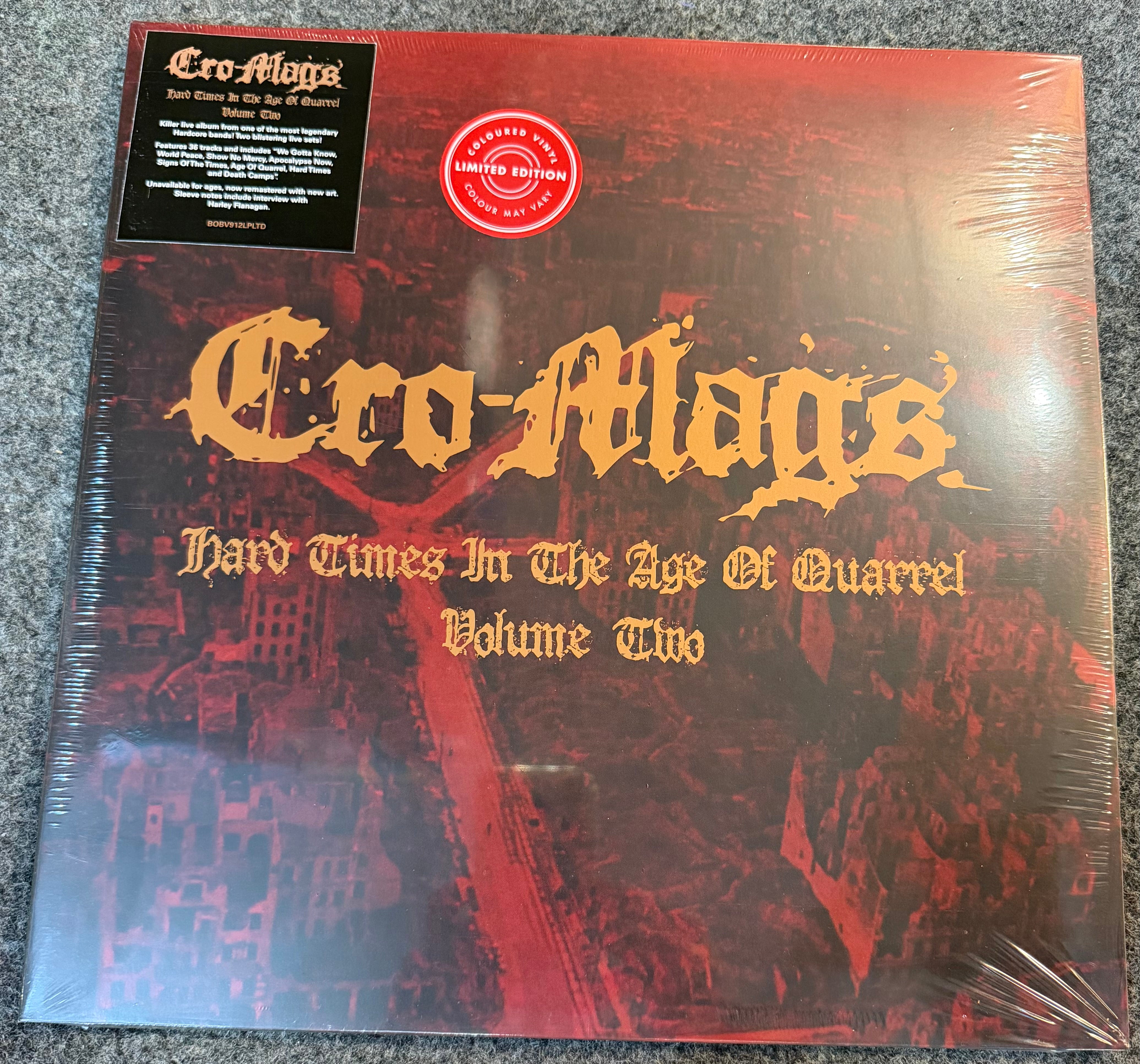Cro-Mags - Hard Times In The Age Of Quarrel Vol 2 Vinyl LP Record