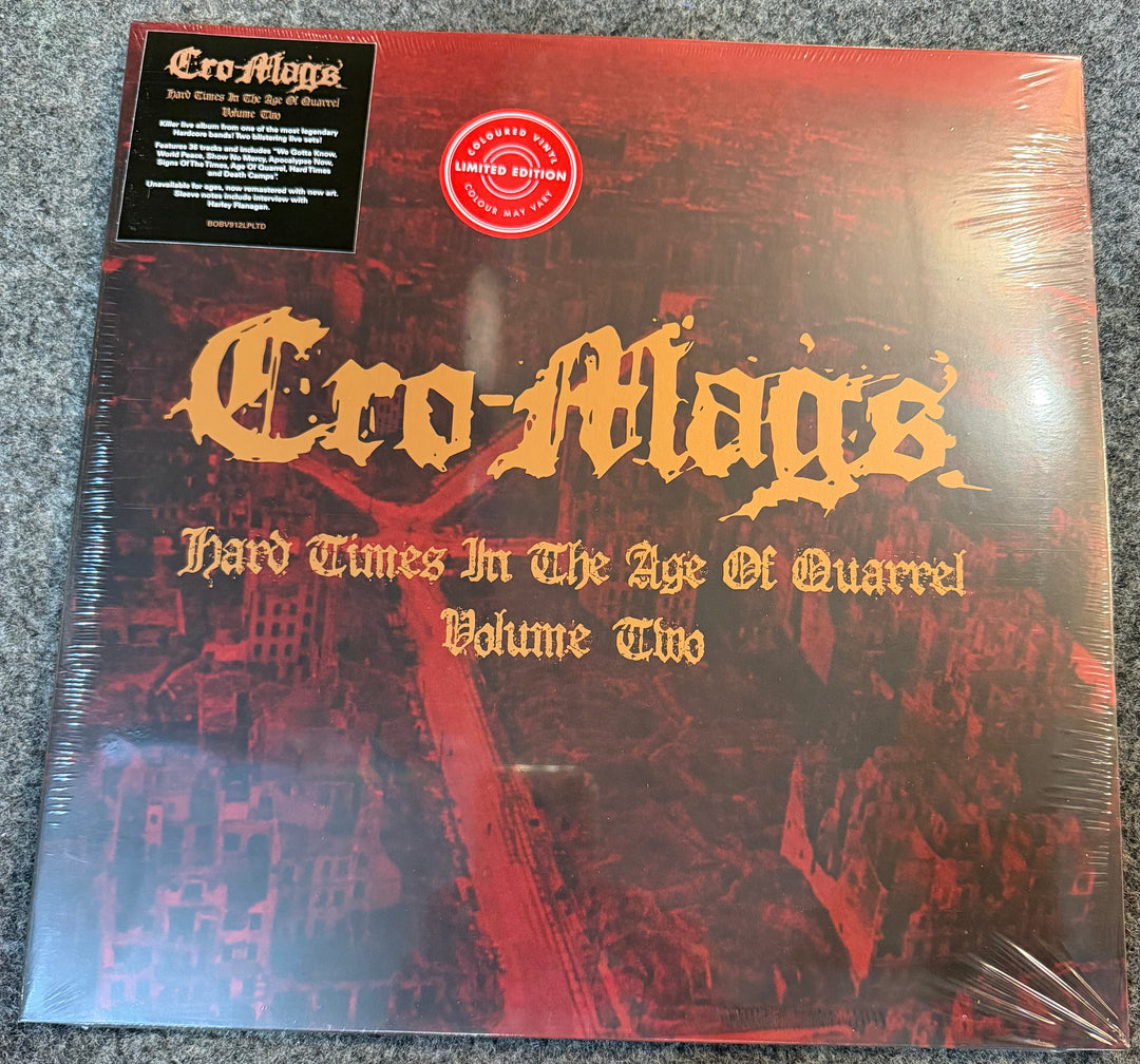 Cro-Mags - Hard Times In The Age Of Quarrel Vol 2 Front Vinyl Record Cover