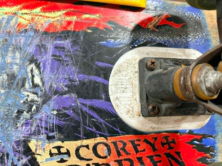 Santa Cruz Corey O'Brien Reaper Original 80s Used Complete Skateboard