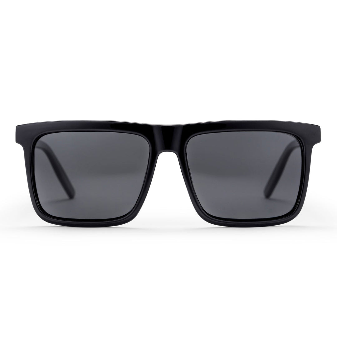 CHPO Bruce Black Sunglasses — front view