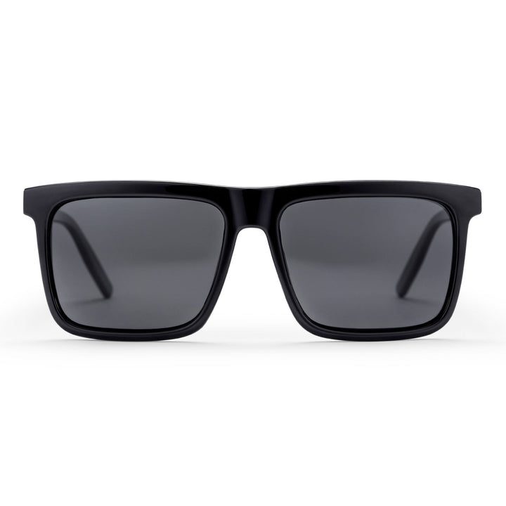 CHPO Bruce Black Sunglasses — front view