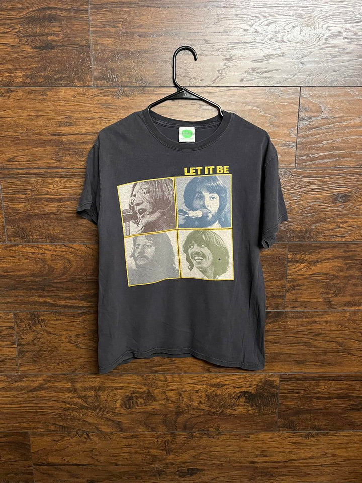 VTG T-shirt The Beatles Let It Be Squares Tee - Apple Tag M