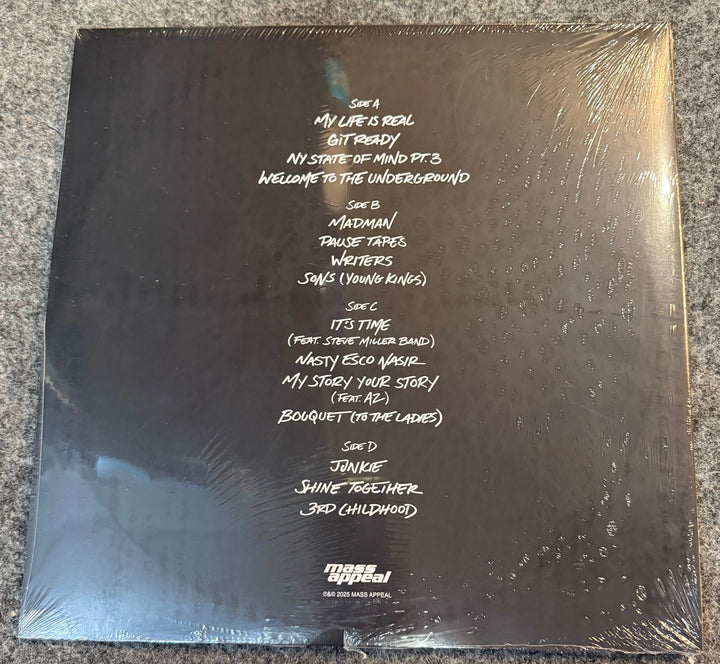 Nas & Dj Premier - Light Years Back Vinyl Record Cover