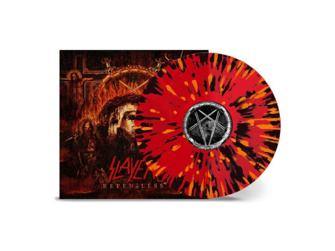 Slayer - Repentless - Transparent Red W/ Orange & Black Splatter (Vinyl LP)
