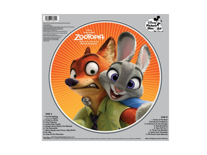 Music From Zootopia (Limited Edition Picture Disc Vinyl)