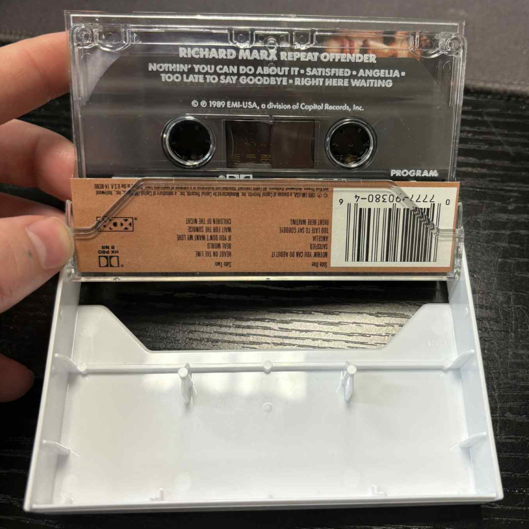 Richard Marx - Repeat Offender Cassette *USED 1989 RELEASE*