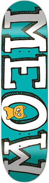 Meow Team Logo 7.75" Skateboard Deck