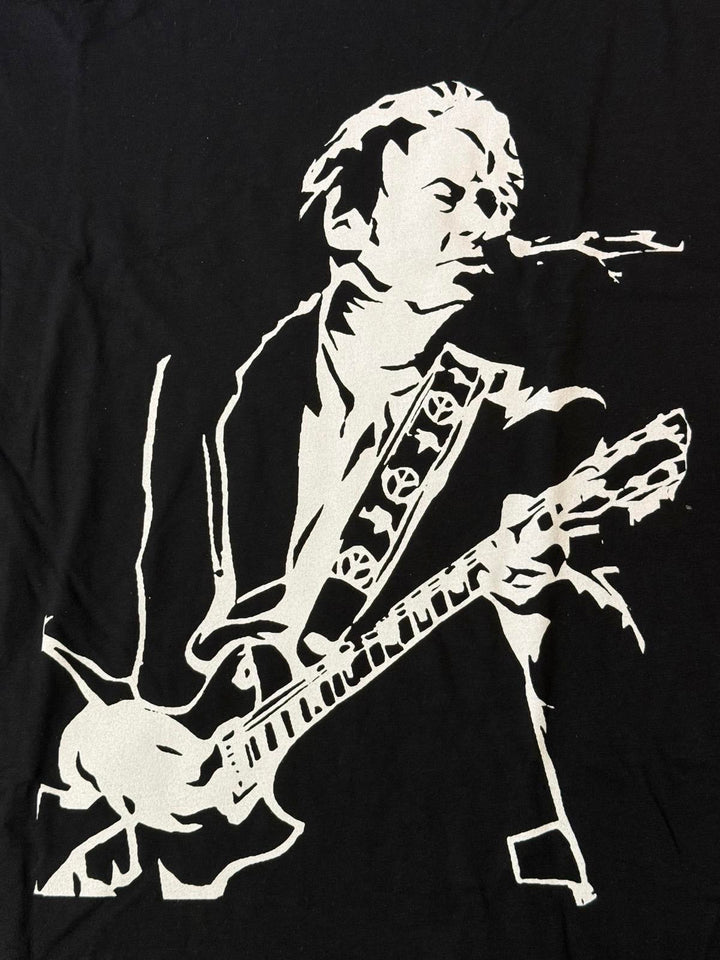 Neil Young T-shirt 2008 Tour North American Black Tee - L