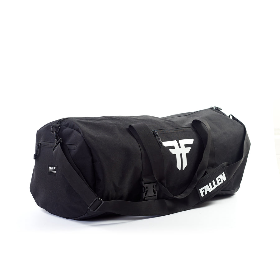 Fallen Utility Duffle Bag Black / White
