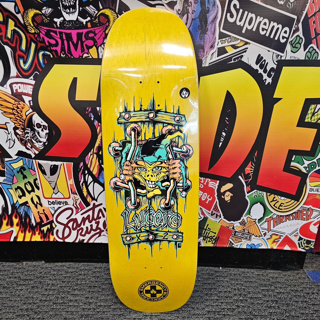 BLACK LABEL JOHN LUCERO "X2" 9.5" TUGBOAT SKATEBOARD DECK