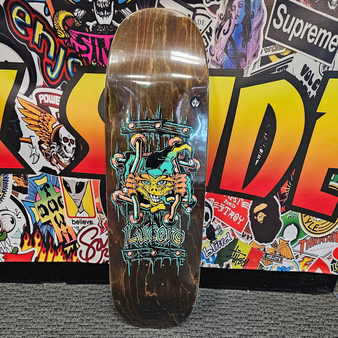 BLACK LABEL JOHN LUCERO "X2" 9.5" TUGBOAT SKATEBOARD DECK