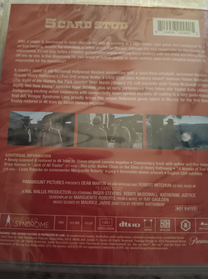 5 Card Stud [4K HD BLU-RAY]
