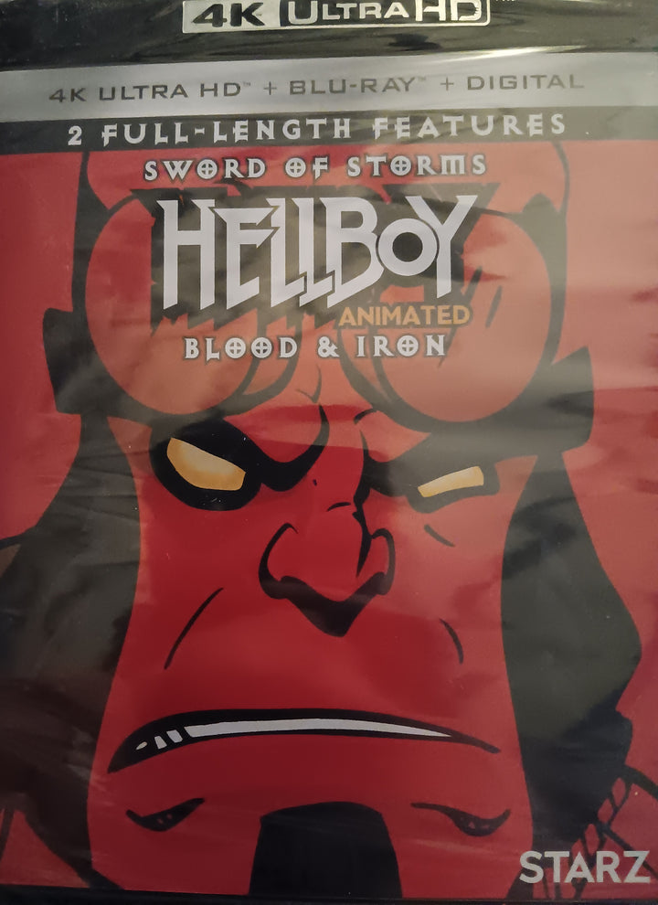Hellboy Animated Sword of Storms + Blood and Iron [4K ULTRA HD BLU-RAY + DOWNLOAD CODE]
