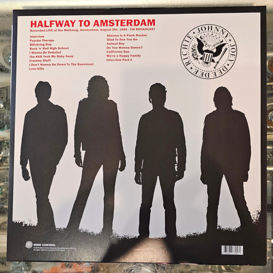 RAMONES - HALFWAY TO AMSTERDAM: LIVE AT THE MELKWEG 1986 VINYL LP Record *Unofficial Release*
