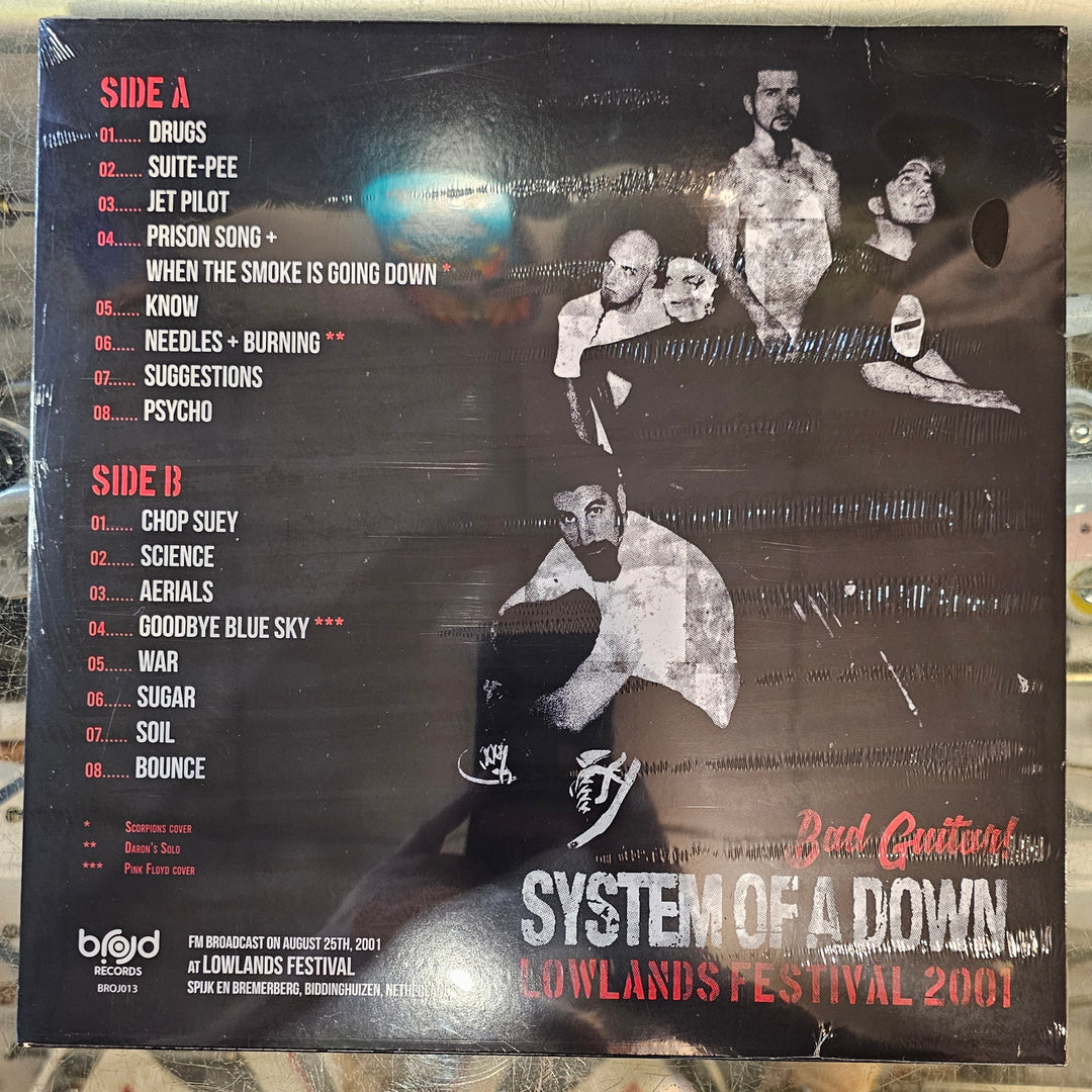 System Of A Down - BAD GUITAR: LOWLANDS FESTIVAL 2001 Vinyl LP Record *Unofficial Release*