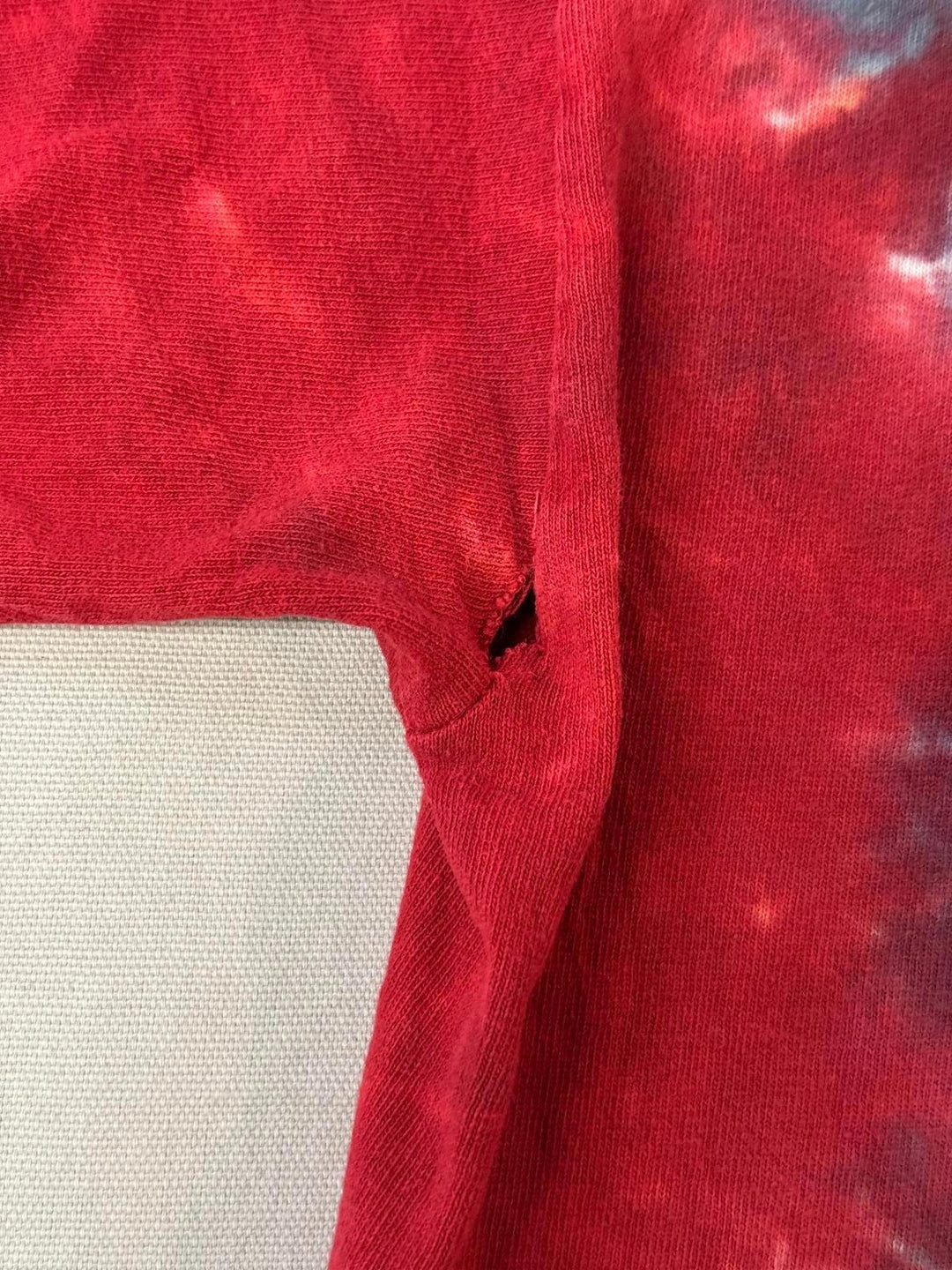 Y2K Faded Led Zeppelin Tie Dye T-shirt Zoso Blimp Album -L