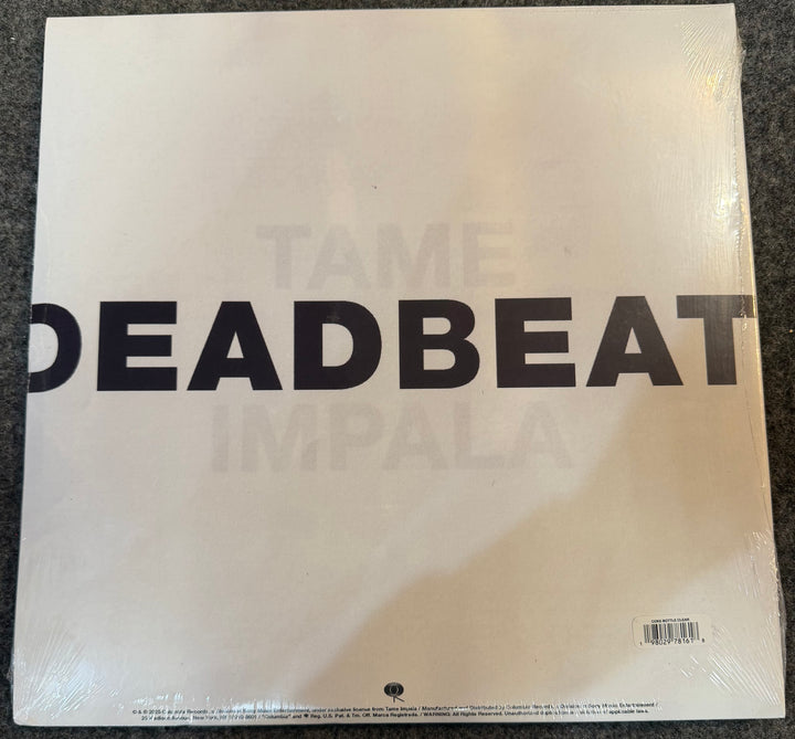Tame Impala - Deadbeat [Indie Exclusive Coke Bottle Clear] Back Vinyl Record Cover