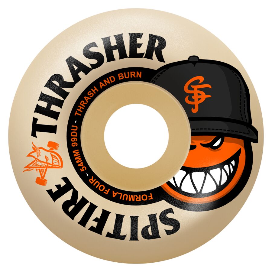 Spitfire x Thrasher F4 The City Radial Full 54mm 99a Skateboard