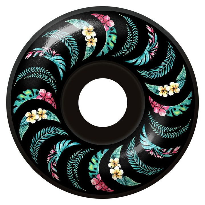 Spitfire F4 Floral Classic (Black) 55mm 99a Skateboard Wheels