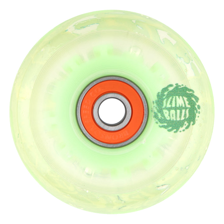 Slime Balls Jelly Fish Light Ups (GITD) 60mm 78a Skateboard Wheels