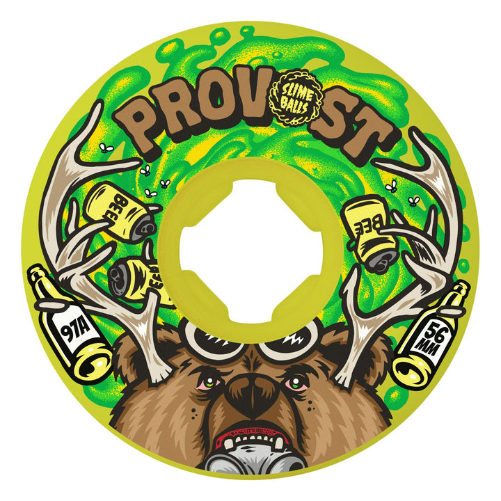 Slime Balls Collin Provost Beer Vomit MIni 56mm 97a Skateboard Wheels