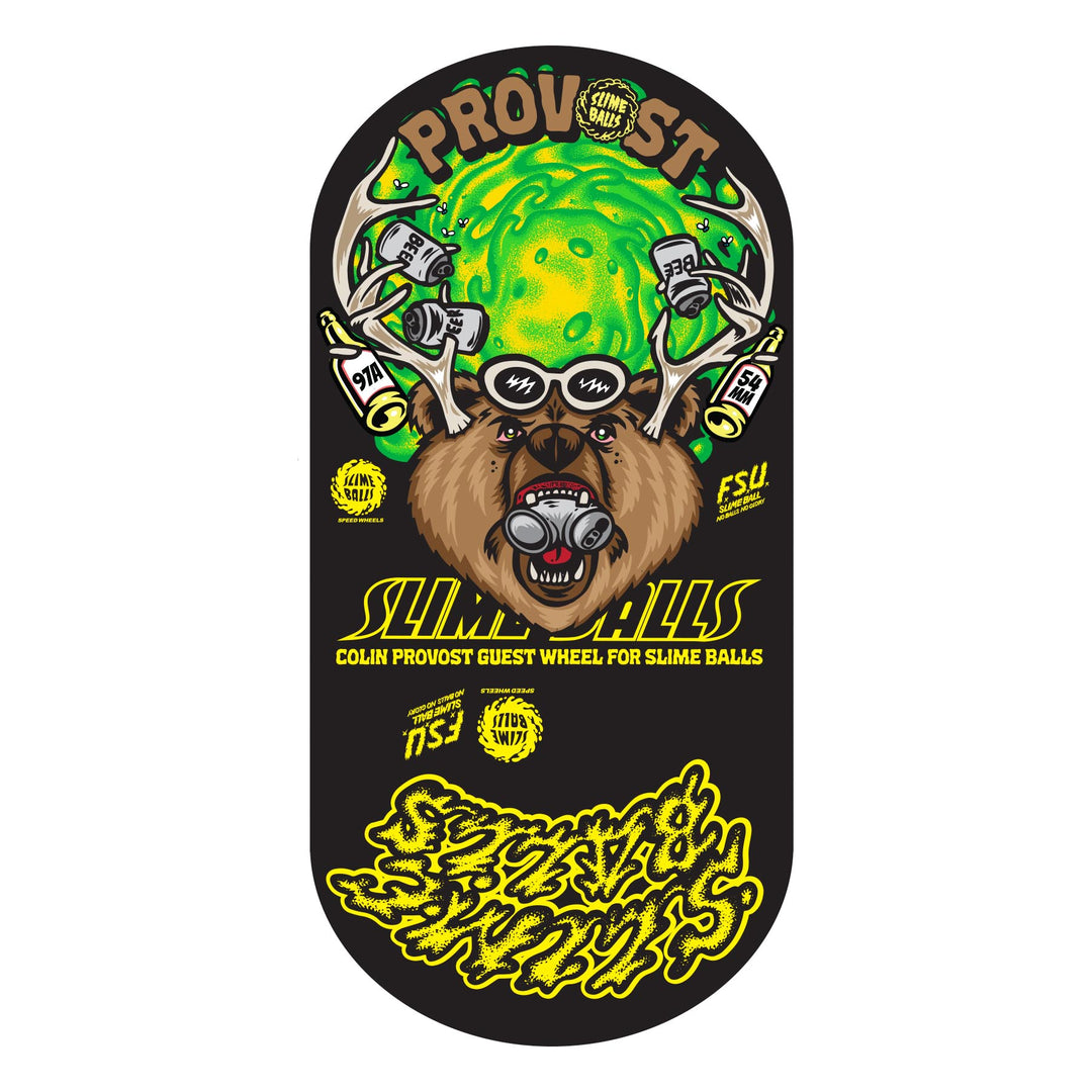 Slime Balls Collin Provost Beer Vomit MIni 54mm 97a Skateboard Wheels