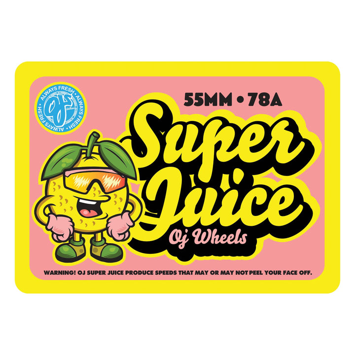 OJ Paloma Pink 55mm 78a Mini Super Juice Skateboard Wheels