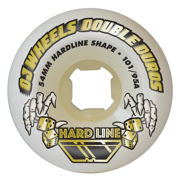 Oj Double Duro Hardline 54mm 101a/95a Skateboard Wheels