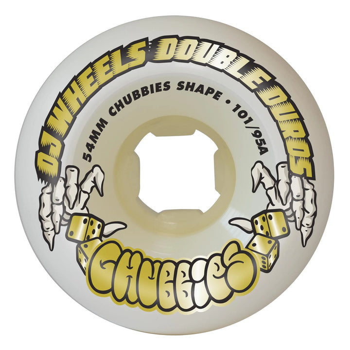 Oj Double Duro Chubbies 54mm 95a/101a Skateboard Wheels