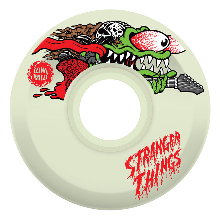 SLIME BALLS x STRANGER THINGS SLASHER EDDIE OG SLIME GITD 60mm 78a SKATEBOARD WHEELS