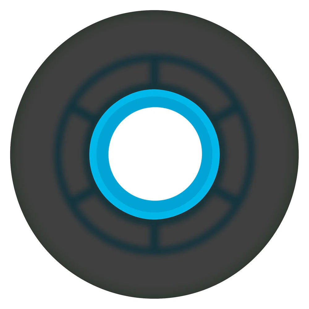 Ricta Clouds Transparent Black/Blue 57mm 78a Skateboard Wheels