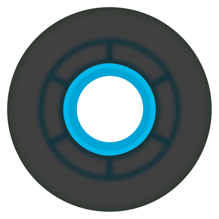 Ricta Clouds Transparent Black/Blue 57mm 78a Skateboard Wheels