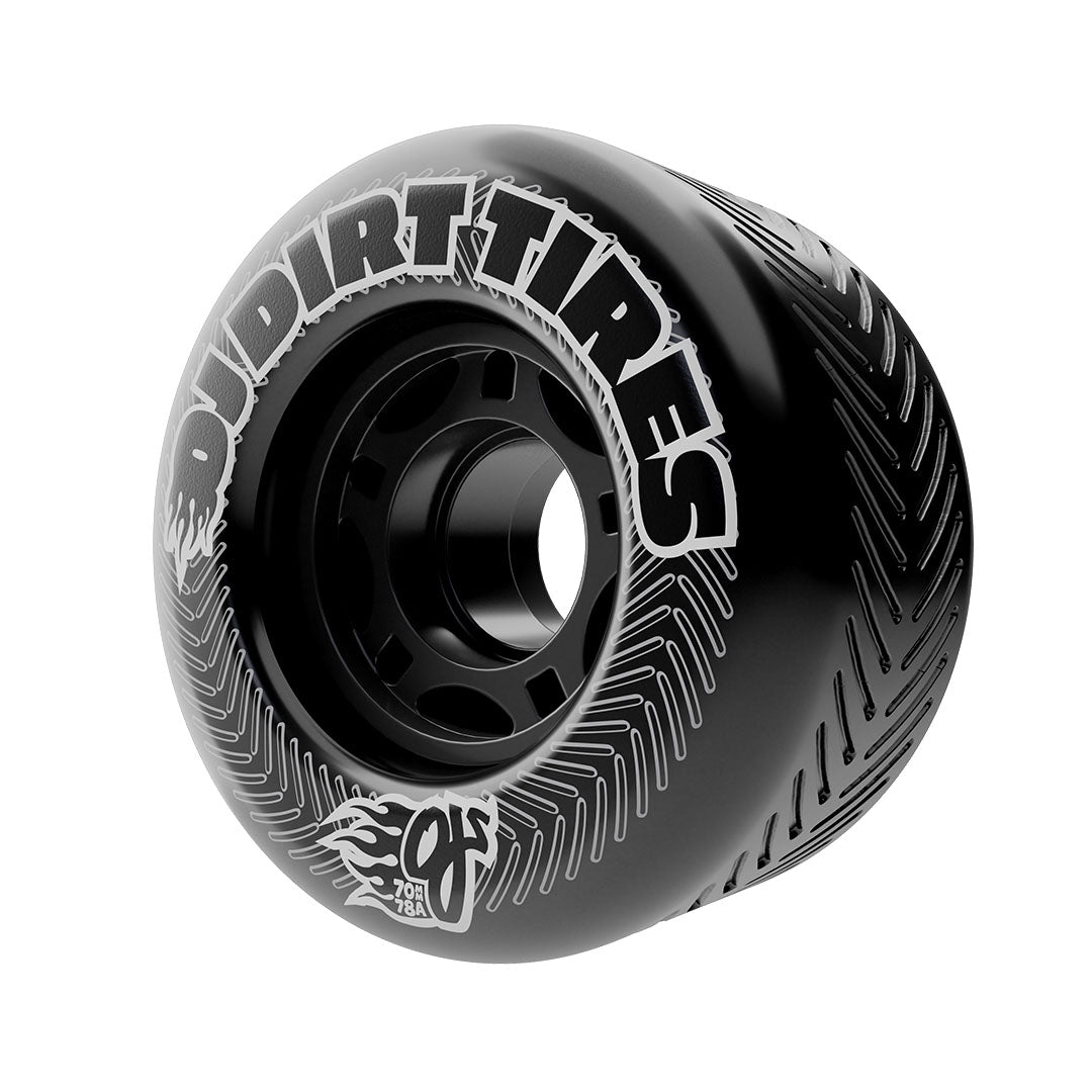Oj Vandals Thunder Juice Dirt Tires Black 70mm 78A Skateboard Wheels
