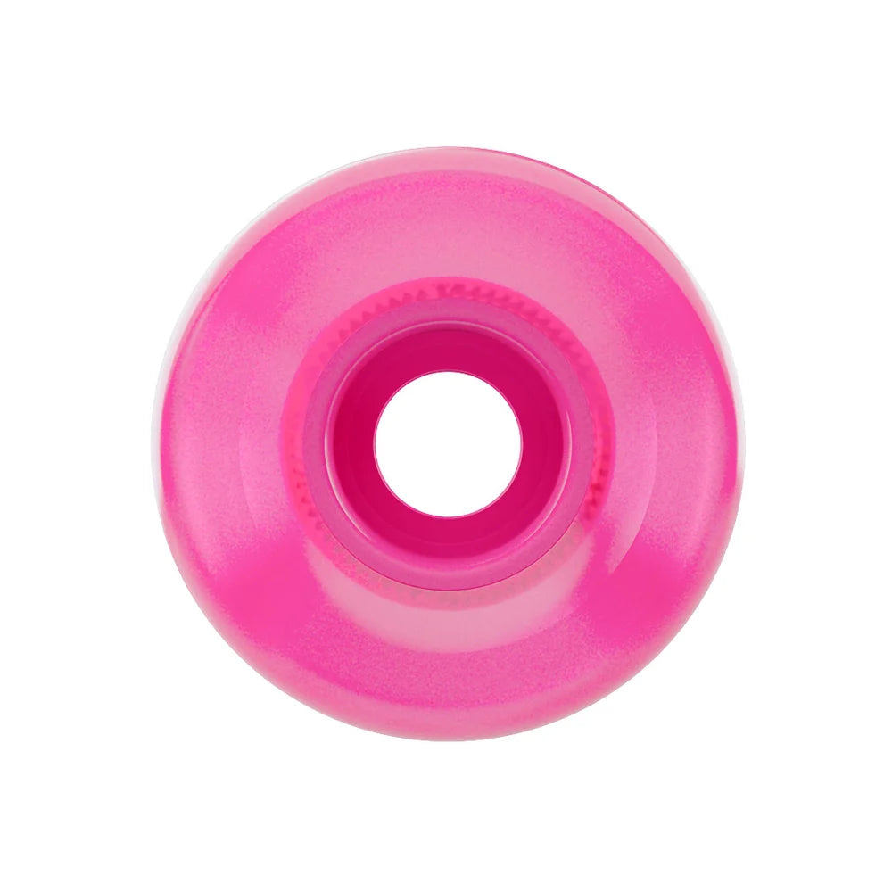 Oj Mini Super Juice Transparent Bubble Gum Pink 55mm 78A Skateboard Wheels