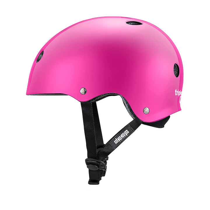 Triple Eight Deep Cover Helmet (Glossy Pink)