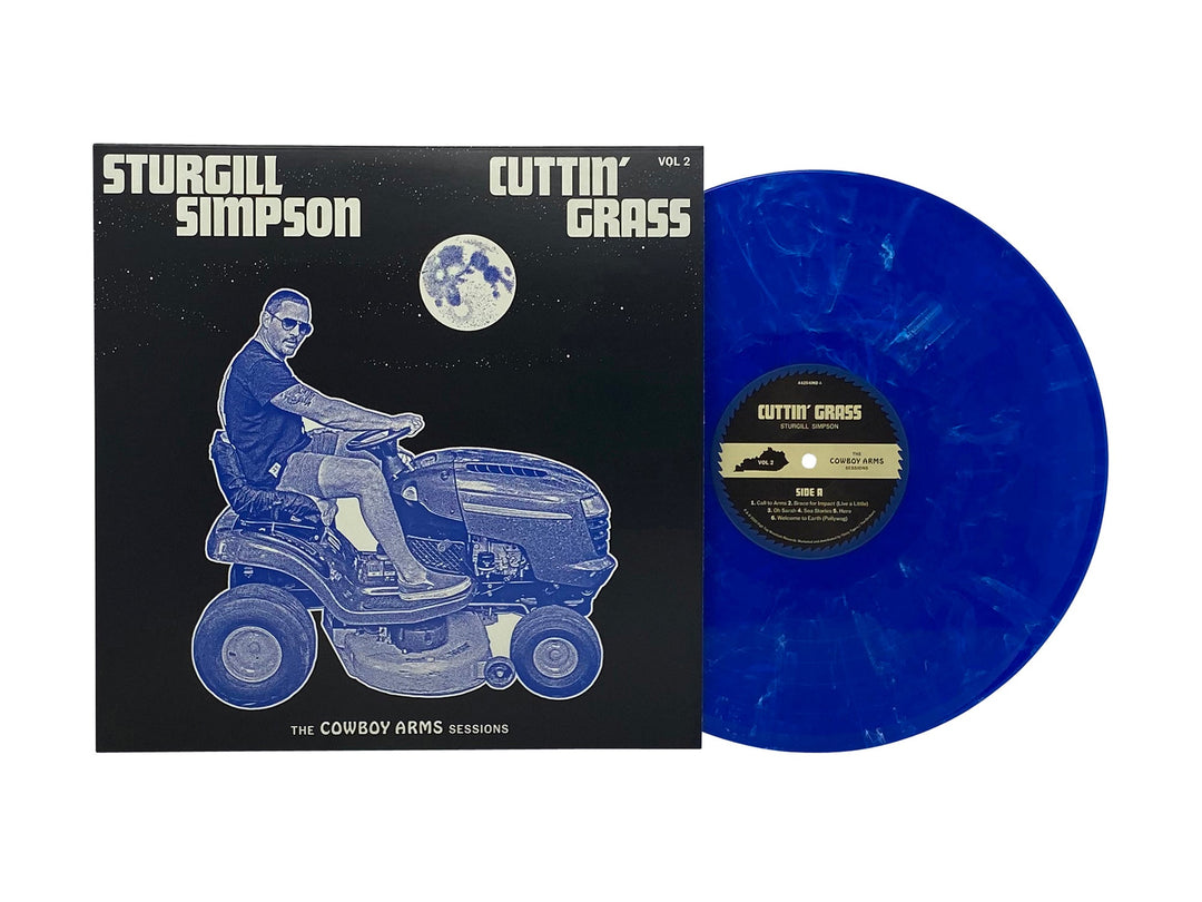 Sturgill Simpson -  Cuttin' Grass - Vol. 2 (Limited Edition Clear, Blue and White Colored Vinyl)